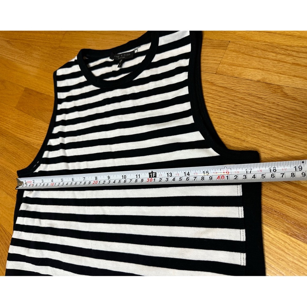 rag & bone Brit Striped Side-Split Tank Dress - Picture 6 of 10